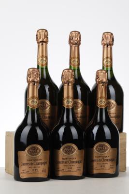 TAITTINGER COMTES DE CHAMPAGNE ROSE 1995 - Taittinger - 6 Bottles - Oc 6