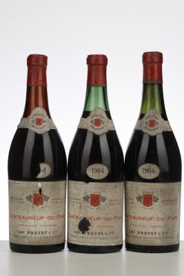 CHATEAUNEUF DU PAPE GRANDE RESERVE 1964 - Luc Prevot - Mb - 3 Bottles