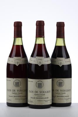CLOS VOUGEOT 1982 - Drouhin Laroze - 3 Bottles