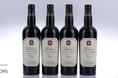 MADEIRA BELEMS VERDELHO RESERVA 1934 - Belem's - Mise en bouteille par l'Importateur - 4 Bottles