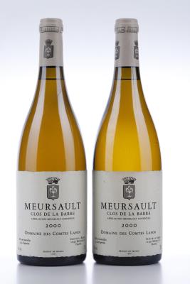 MEURSAULT CLOS DE LA BARRE 2000 - Comtes Lafon - 2 Bottles