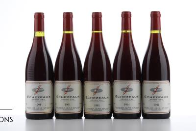 ECHEZEAUX 1991 - Jean Grivot - 5 Bottles
