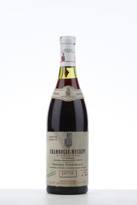 CHAMBOLLE MUSIGNY LES VIGNES DU CHATEAU LE VILLAGE CUVEE DE RESERVE 1976 - Domaine Grivelet - 1 Bottle