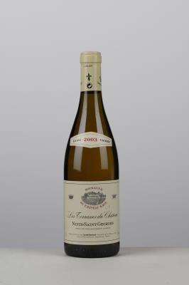 NUITS ST GEORGES BLANC LES TERRASSES DU CHATEAU 2003 - Lupe Cholet - 1 Bottle