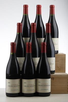 CROZES HERMITAGE LA GUIRAUDE 5*2009 + 4*2010   - Alain Graillot - 9 Bottles
