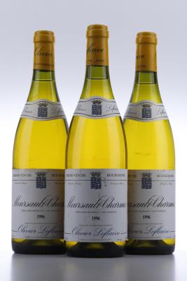 MEURSAULT CHARMES 1996 - Olivier Leflaive - 3 Bottles