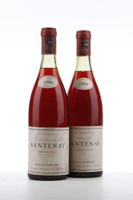 SANTENAY 1966 - Clair Dau - 2 Bottles