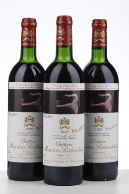 MOUTON ROTHSCHILD 1990 - Mc - 3 Bottles