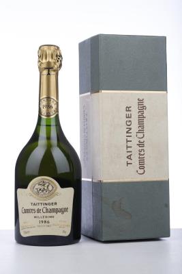 TAITTINGER COMTES DE CHAMPAGNE BLANC DE BLANCS 1986 - Taittinger - 1 Bottle - Oc1