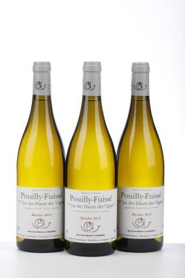 POUILLY FUISSE PREMIER JUS DES HAUTES DES VIGNES 2015 - Guffens Heynen - 3 Bottles