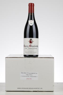 GEVREY CHAMBERTIN LAVAUX ST JACQUES 2015 - Denis Mortet - 6 Bottles - Oc 6
