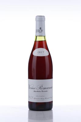 VOSNE ROMANEE 1972 - Leroy Negociant - 1 Bottle