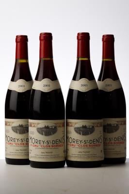 MOREY ST DENIS CLOS SORBES 2003 - Jacky Truchot - 4 Bottles