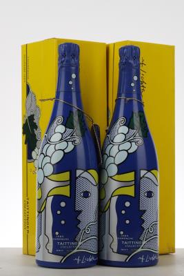 TAITTINGER COLLECTION LICHTENSTEIN 1985 - Taittinger - 2 Bottles - Oc 1