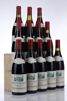 CLOS VOUGEOT 1990 - Jacques Prieur - 12 Bottles - Owc 12