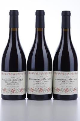CHAMBOLLE MUSIGNY LES FEUSSELOTTES 2010 - Pascal Marchand - 3 Bottles