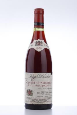 GEVREY CHAMBERTIN CLOS ST JACQUES 1978 - Joseph Drouhin - 1 Bottle