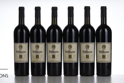 PREFILLOSSERO ASSORTMENT 6 VINTAGES 1985 - Lisini - assortment 1985-1990 - 6 Bottles - Owc 6