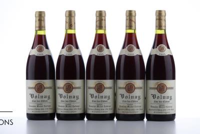 VOLNAY CLOS DES CHENES Michel Lafarge 1995 - 5 Bottles