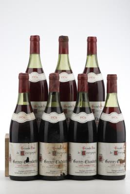 GEVREY CHAMBERTIN LES COMBOTTES 1976 - Georges Lignier - 7 Bottles