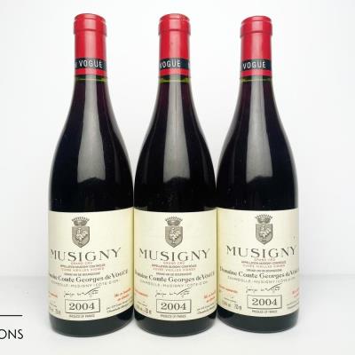 MUSIGNY CUVEE VIEILLES VIGNES 2004 - Comte de Vogue - 3 Bottles