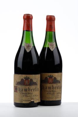 CHAMBERTIN CLOS DE BEZE 1964 - L. Bouillon & M. Rossin - 2 Bottles