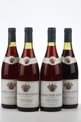 CLOS VOUGEOT 1985 - Dufouleur - 4 Bottles
