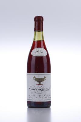VOSNE ROMANEE 1978 - Gros F&S - 1 Bottle