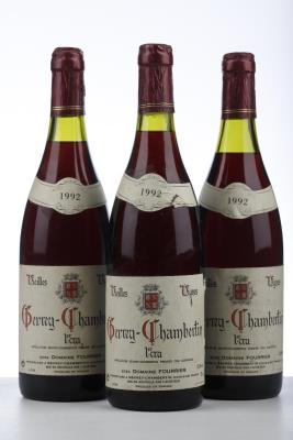 GEVREY CHAMBERTIN VIEILLES VIGNES 1992 - Fourrier - 3 Bottles