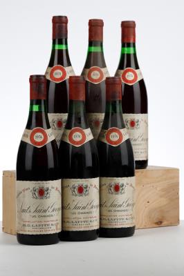 NUITS ST GEORGES LES CHAIGNOTS 1974 - Lafite - 6 Bottles