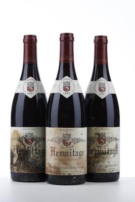 HERMITAGE ROUGE 1997 - Jean Louis Chave - 3 Bottles