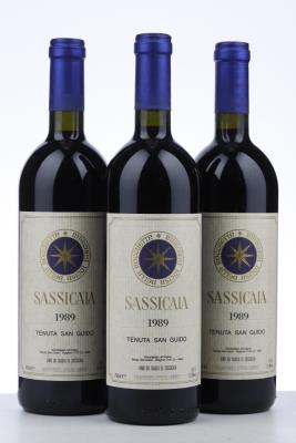 SASSICAIA 1989 - Tenuta San Guido - 3 Bottles