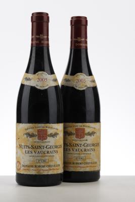 NUITS ST GEORGES LES VAUCRAINS 2005 - Robert Chevillon - 2 Bottles