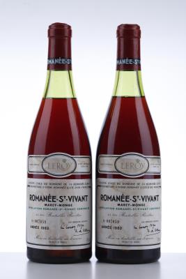 ROMANEE ST VIVANT 1982 - Domaine de la Romanee Conti - 2 Bottles