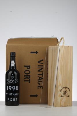 REAL VINICOLA VINTAGE PORT 1998 - Real Vinicola - 6 Bottles - Owc 1