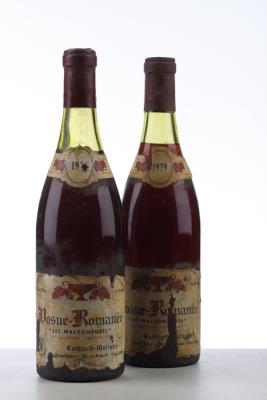 VOSNE ROMANEE LES MALCONSORTS 1979 - Cathiard Molinier  - 2 Bottles