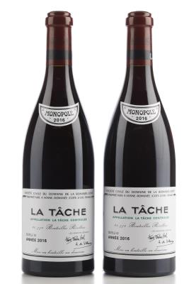 LA TACHE 2016 - Domaine de La Romanee Conti - 2 Bottles