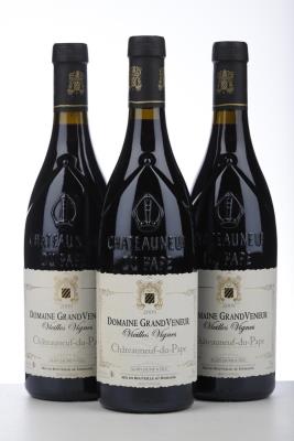CHATEAUNEUF DU PAPE GRAND VENEUR VIEILLES VIGNES 2009 - 3 Bottles