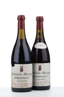 CHAMBOLLE MUSIGNY LES AMOUREUSES 1984 - Robert Groffier - 2 Bottles