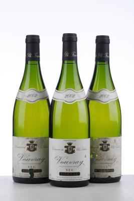VOUVRAY SEC DOMAINE DU CLOS NAUDIN 2002 - Philippe Foreau - 3 Bottles