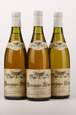 BOURGOGNE ALIGOTE 1990 - Coche Dury - 3 Bottles