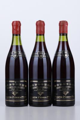 CHARMES CHAMBERTIN 1985 - Camus - 3 Bottles