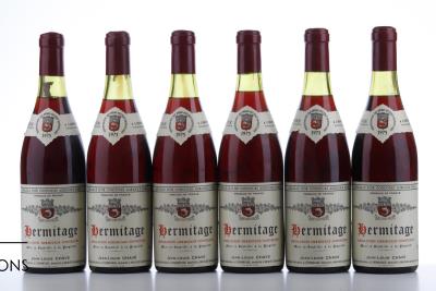 HERMITAGE ROUGE 1975 - JL Chave - 11 Bottles