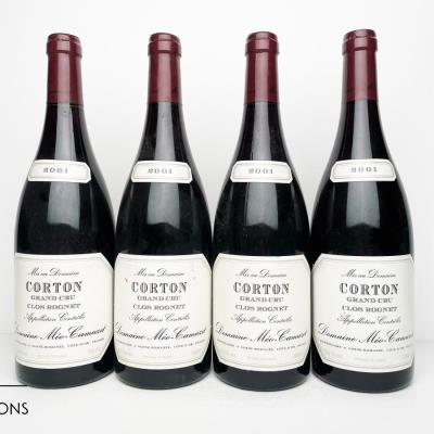 CORTON CLOS ROGNET 2001 - Meo Camuzet - 4 Bottles