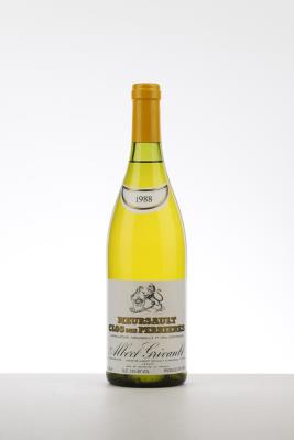 MEURSAULT CLOS DES PERRIERES 1988 - Albert Grivault - 1 Bottle