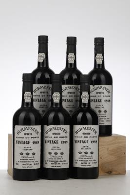 BURMESTER EXTRA SELECTED VINTAGE PORT 1989 - Burmester - 6 Bottles