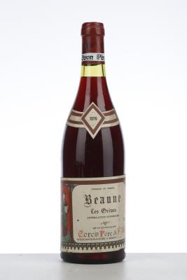 BEAUNE LES GREVES 1976 - Coron Pere et Fils - 1 Bottle