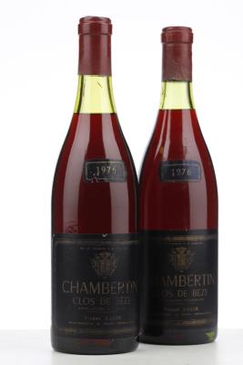 CHAMBERTIN CLOS DE BEZE 1976 - Pierre Gelin - 2 Bottles