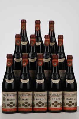 BAROLO GRAN RISERVA 1947 - Marchesi di Barolo - 12 Bottles
