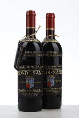 BRUNELLO DI MONTALCINO RISERVA 1982 - Biondi Santi - 2 Bottles